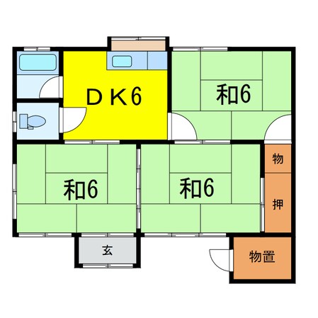 近江住宅の物件間取画像